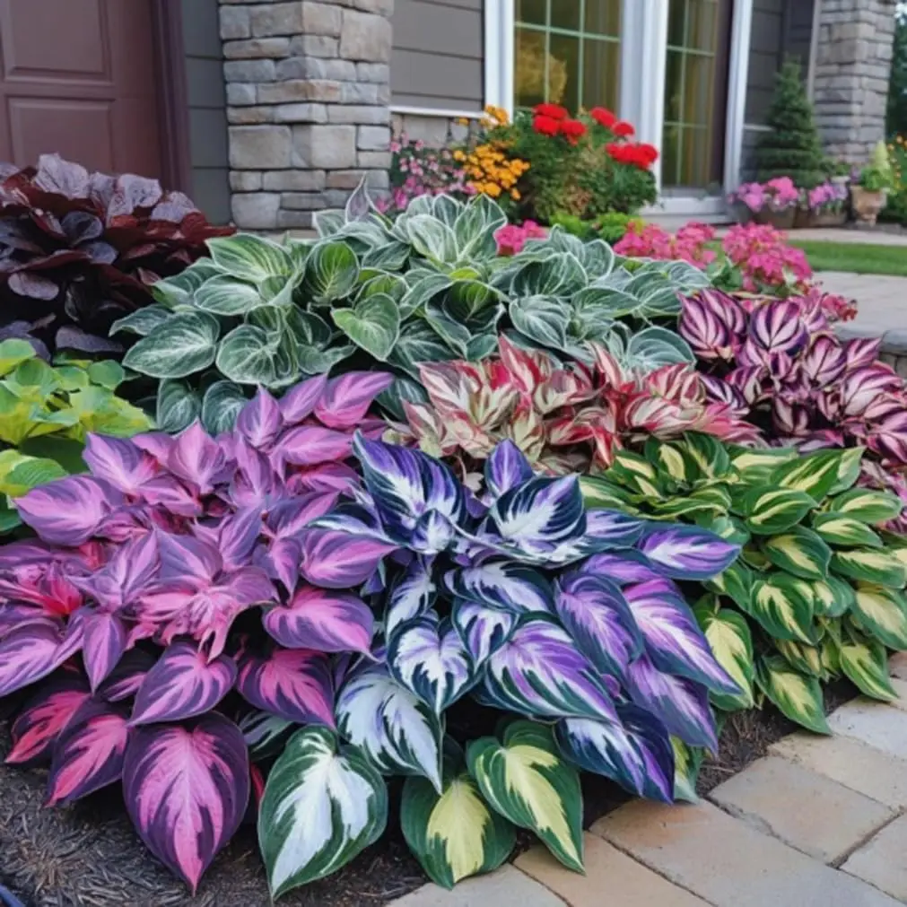 Mixed Color Hosta Flower Seeds (285+ Count) - Eco-Friendly, 3-9 Zone, All-Season Perennials, Shade & Cold Tolerant, Low-Maintenance Ground Cover/Pot Flowers for Outdoor Planting, Garden Supplies, Mixed Seeds
