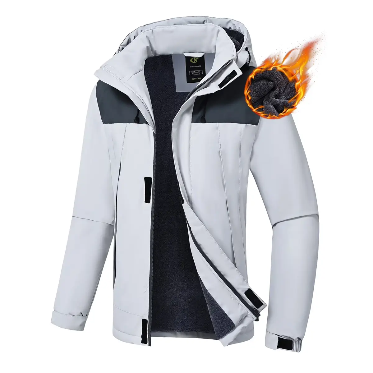 Women's Winter Coats Hooded Ski Jacket Warm Fleece Waterproof Snowboard Jacket Windproof Windbreaker