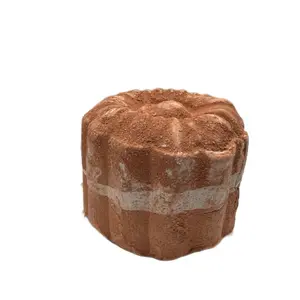 MISELANEA Piece of brown white Clay in the middle  . Made in Mexico