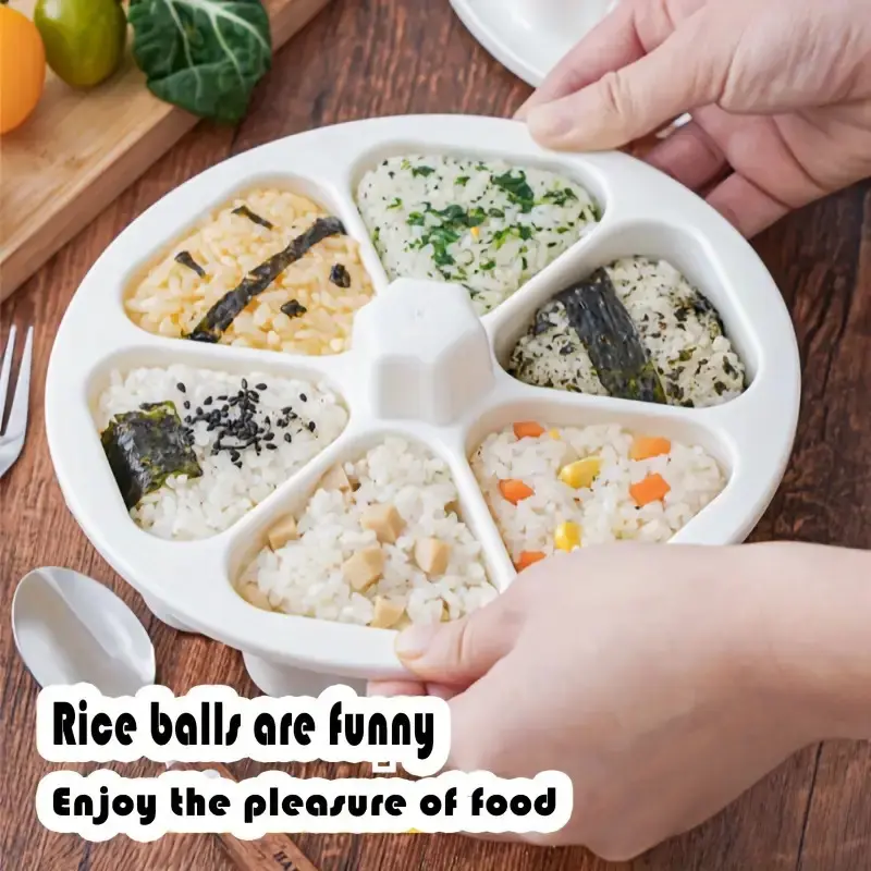 1pc Japanese Triangle Rice Ball Mold, Convenient, Quick Shaping, Perfect For Baby Rice Balls, Sushi Seaweed Wraps, And DIY Rice Ball Desserts, Kitchen Utensils, Kitchen Tool, Kitchen Gadgets