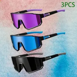 3-Pack Lightweight Kids Glasses for Boys Girls, Non-Prescription Clear Lens Eyewear, Durable Flexible Frame Children Sunglasses, Sporty Style for Baseball Cycling Outdoor Activities, Comfortable All-Day Wear, Ideal Birthday Holiday Gift for Kids