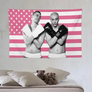 Hamza and Martin's wall-mounted tapestry posters are suitable for university dormitories, attic bedrooms, living rooms, offices, party decorations, and as gifts.
