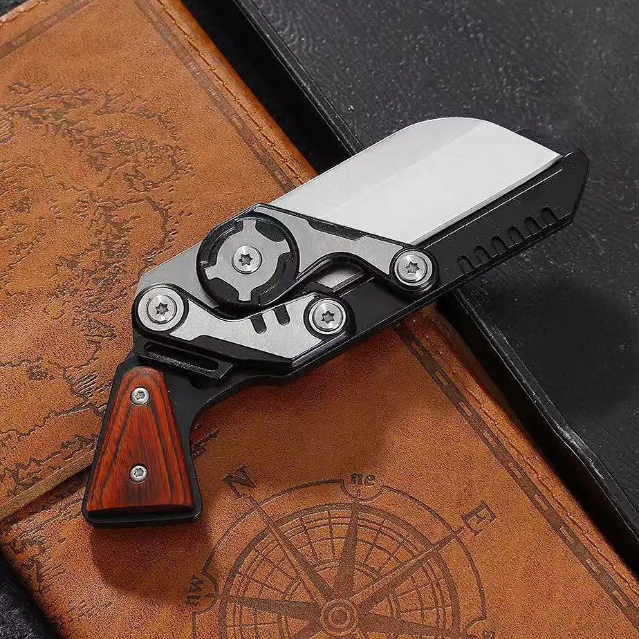 Multi-functional camping knife, handmade chef's knife, suitable for home kitchen, outdoor camping barbecue, a gift for men!
