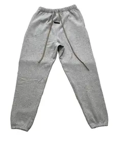 Men's Fleece Sweatpants Light Heather Grey 24style Soft Warm Casual Workout Joggers with Elastic Waist for Comfortable Fit