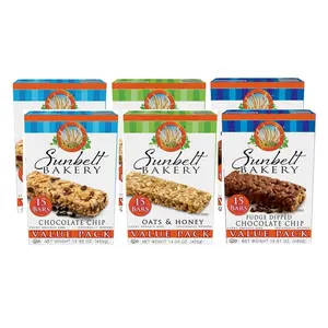 Bakery Value Variety, 2 Boxes Each Oats , Fudge Dipped Chocolate Chip, and Chocolate Chip, 90 Piece Assortment
