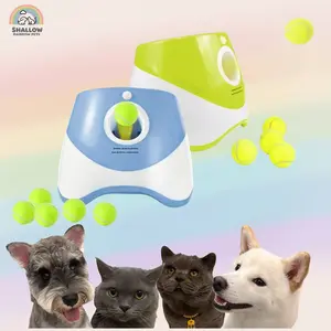 Automatic Tennis Ball Launcher for Medium Dogs - Automatic Rolling Ball Fetch Machine, Outdoor Fun, Mental Exercise Interactive Training Tool
