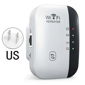 WIFI 300Mbps Repeater, Signal Amplifier, Enhances Signal and Extends Coverage, Wireless Network Repeater for Home Office, Home Accessories wifi repeater wireless network repeater wifi range extender Long Range WiFi Signal Booster