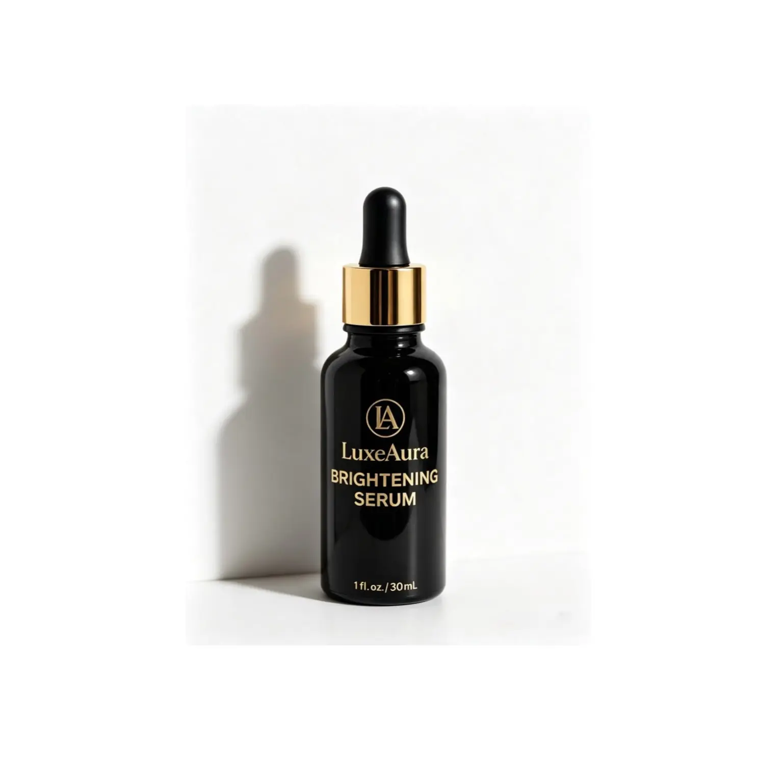 LuxeAura Brightening Serum, Facial Skincare Essence for Glowing Complexion