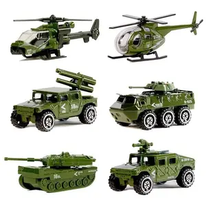 Diecast Military Vehicle Playset - 6 Vehicles