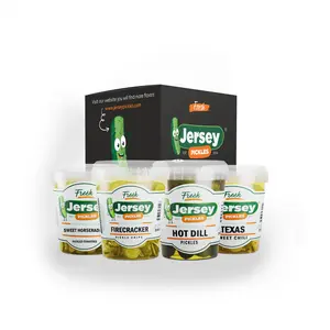 Jersey Pickles - Spicy Crunch Pack - Instant Food - Delicious - Natural Flavors