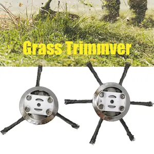 Universal 3/6 Lithium Lawn Mower Head, Trimmer Blade Attachment, Weed-Removing Grass Trimmer Head for Brushcutter Power Tools & Home Garden Tool Parts