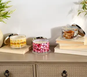 HomeWorx by Slatkin + Co. S/3 18oz Holiday Classic Candles