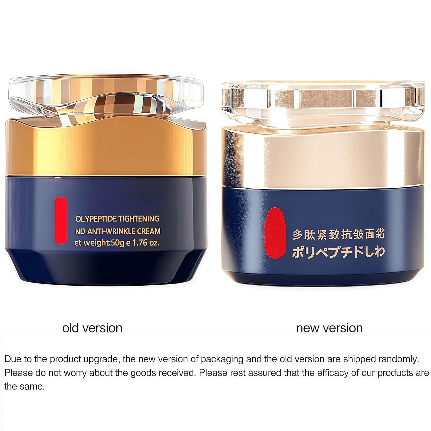 4/2PCS Polypeptide Anti-Wrinkle Face Cream – Firming Full Face Cream, Wrinkle Removal Cream, Polypeptide Tightening Cream, Anti-Aging Firming Eye Cream for Women & Men