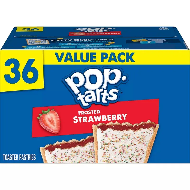 Pop-Tarts Frosted Strawberry Toaster Pastries - 60.9oz/36ct