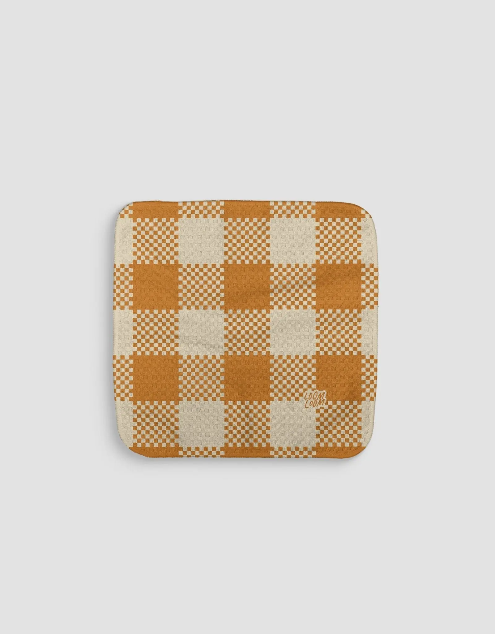Checkers Within Checkers Dishcloth Set - Double-Sided Print Quick-Dry Kitchen Cleaning Cloth