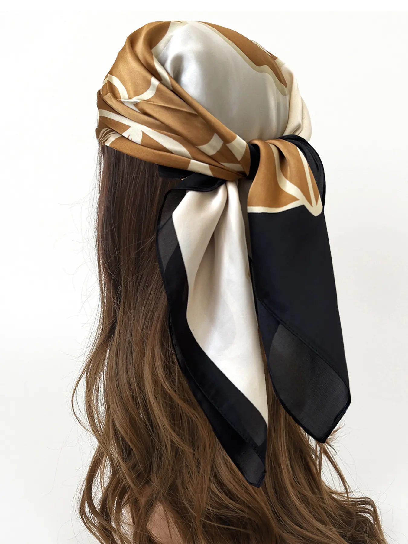 Women's Fashion Printed Handkerchief, 70x70 Cm Multifunctional Accessory, Stylish Versatile Design, Perfect for Daily Use