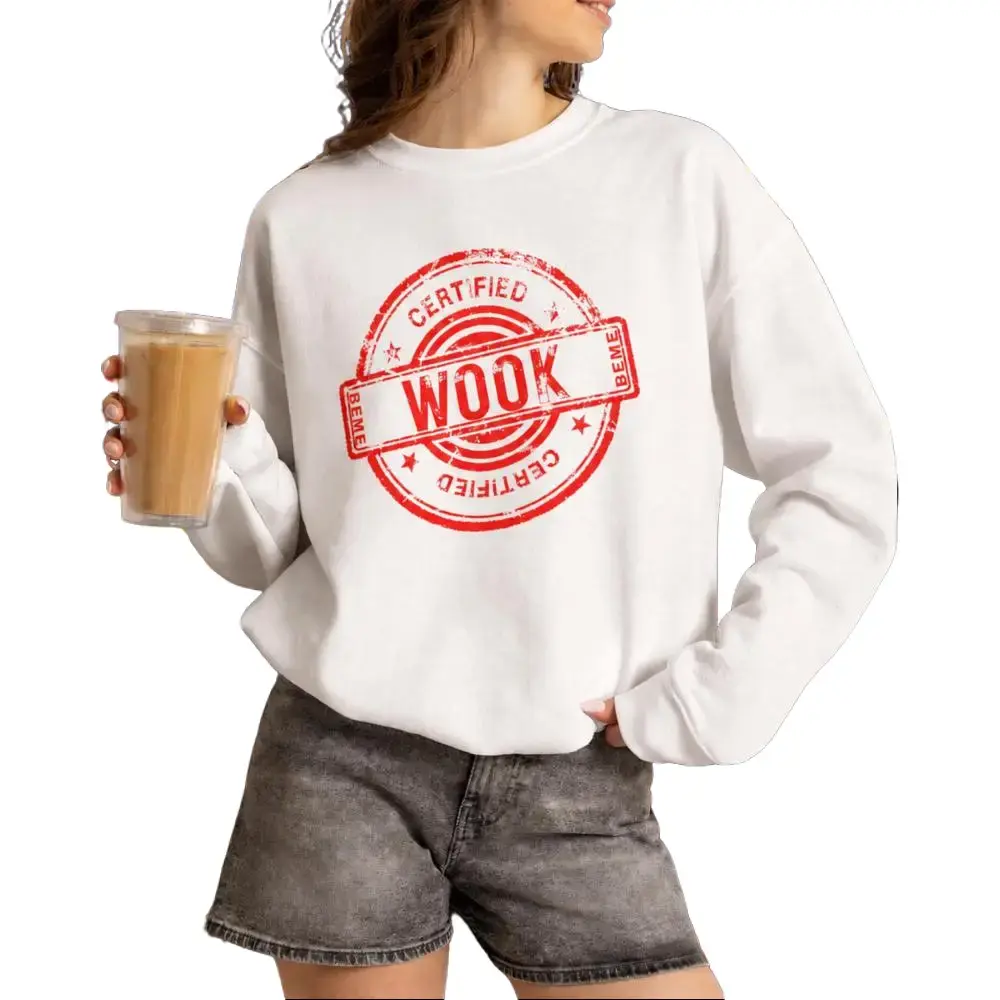 Certified Wook Sweatshirt Rave Crewneck EDM Festival Basshead Dubstep Graphic Pullover