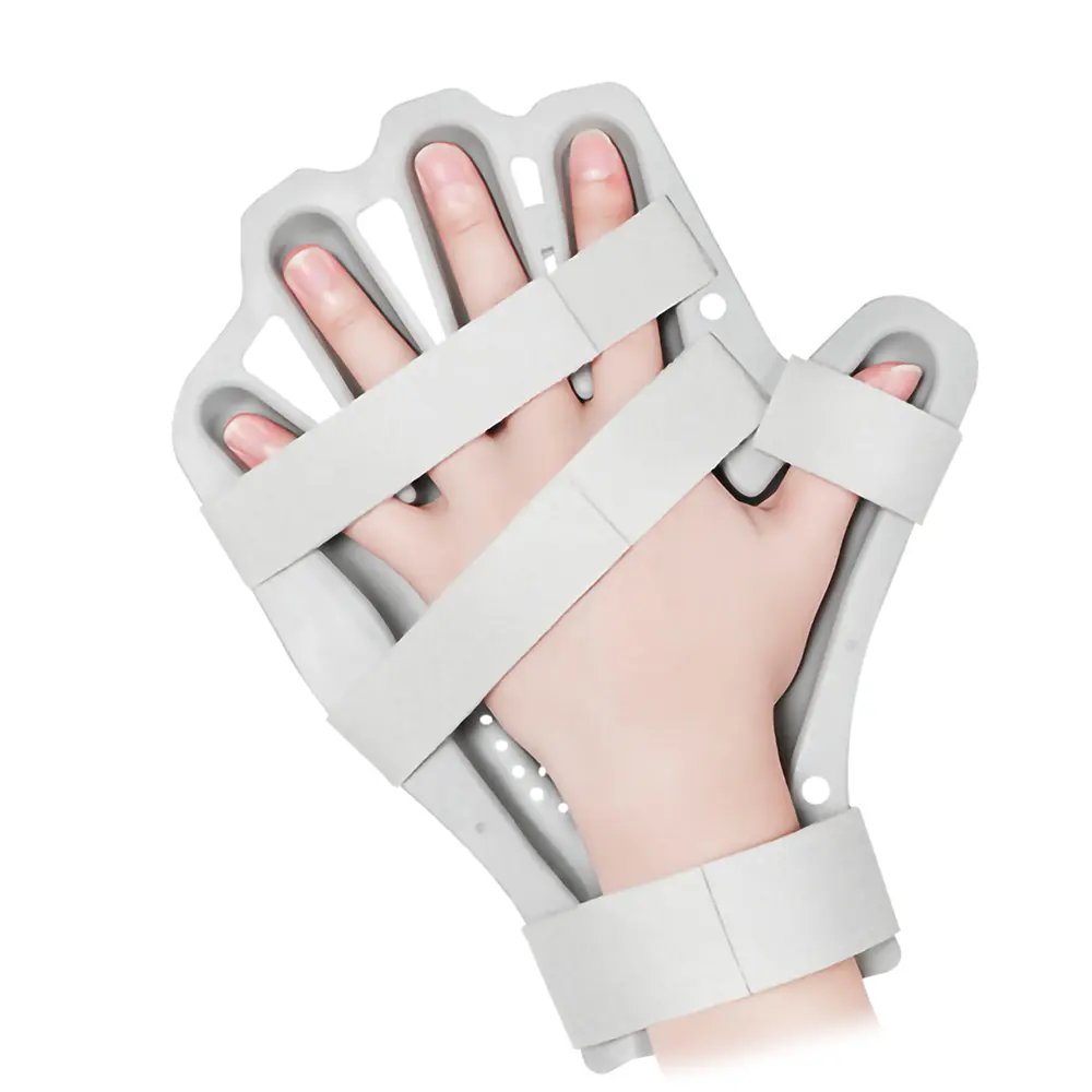 Unisex Silicone Right Finger Support Brace with Strap - Positioning, Adjustable Tension, Breathable, Lightweight, Flexible Hand Splint, Strapfit Control, Universal Comfort, Prop 65 Safe, Daily & Sports Protection, No Extra Bulge Sporty Protective Gear