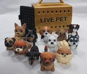 Mini Dogs + Kennel 12pzs