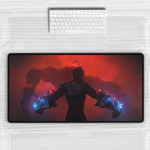 ARCANE Mousepad - Gaming Desk Mat | VI VANDER Mouse Pad | Warwick vs Vi - Caitvi merch | Home Office | Room Decor | PC Accessories