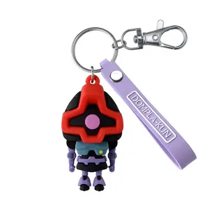 Bandai Gundam Dom Dompla-kun 3D Rubber Mascot Keychain
