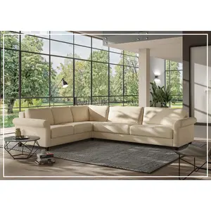Luonto Hugo Flex Fabric King Size Sectional Reversible Sleeper Sofa