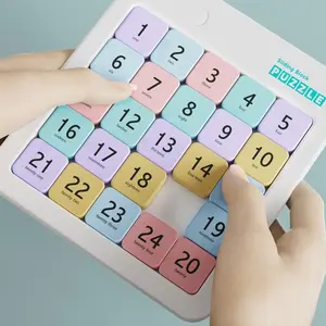 Adult Stress Relief Magnetic Number Slide Puzzle, Magnetic Puzzle Set, Brain Teaser Puzzles, Focus Training Logic Toy, Brain Challenge Party Supplies, Fun Gift for Kids and Adults
