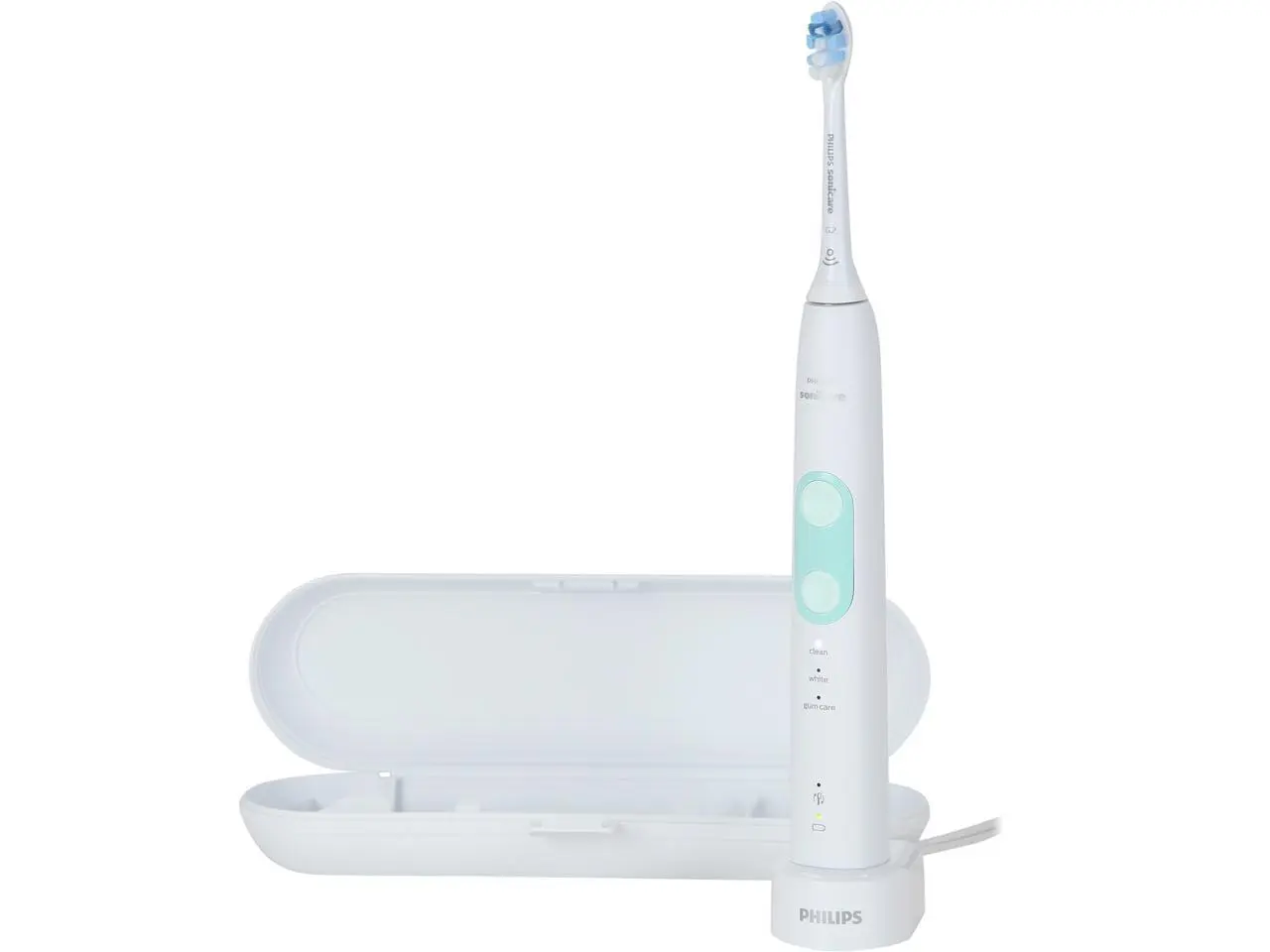 Philips Sonicare ProtectiveClean 5100 Rechargeable Toothbrush, White Mint, HX6857/11 Philips Sonicare ProtectiveClean 5100 Rechargeable Toothbrush, White Mint, HX6857/11