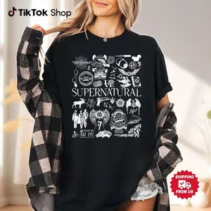 Supernatural  merch Shirt, Winchester Brother Shirt, Retro Supernatural Tee, Dean Winchester Shirt, Tv Series Love Gifts