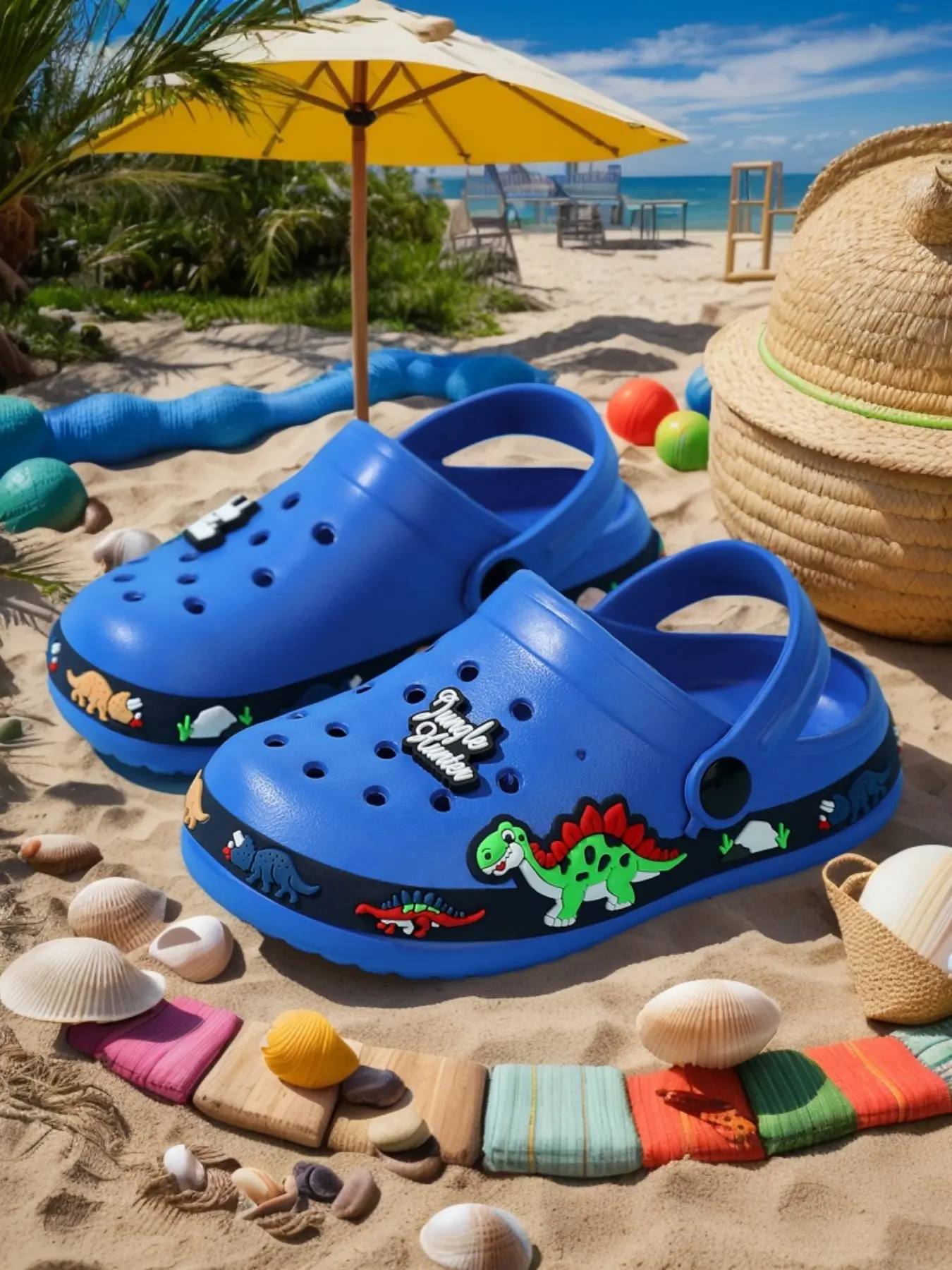 Hole Shoes, Fashionable and Versatile, Lightweight and Comfortable, Suitable for Boys and Girls, Beach Sandals, Summer Slide Sandal, Water Resistant