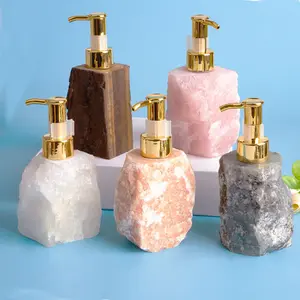 Crystal Pump Bottle Dispenser Shower Refillable Dispenser Soap Shampoo Pump Dispenser Containers with Pump Multipurpose for Cosmetic Kitchen Bathroom Natural Healing Crystal Gorgeous Stone Gemstone Jewelry Energy Girlfriend Souvenir Valentine Anniversary