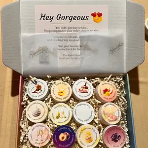 The Snack Pack ~ 12 Mini Sugar Scrubs $30 ~ Try All Scents