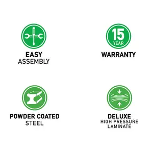 Deluxe High Pressure Collaborative Desk with Casters 34x20"