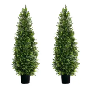 Christmas Decorations | Artificial Norfolk Pine Tree | Indoor Outdoor Xmas Decor for Home, Porch, Entryway & Living Room – Perfect Holiday Decoration for Parties & Office,Outdoor Christmas Tree