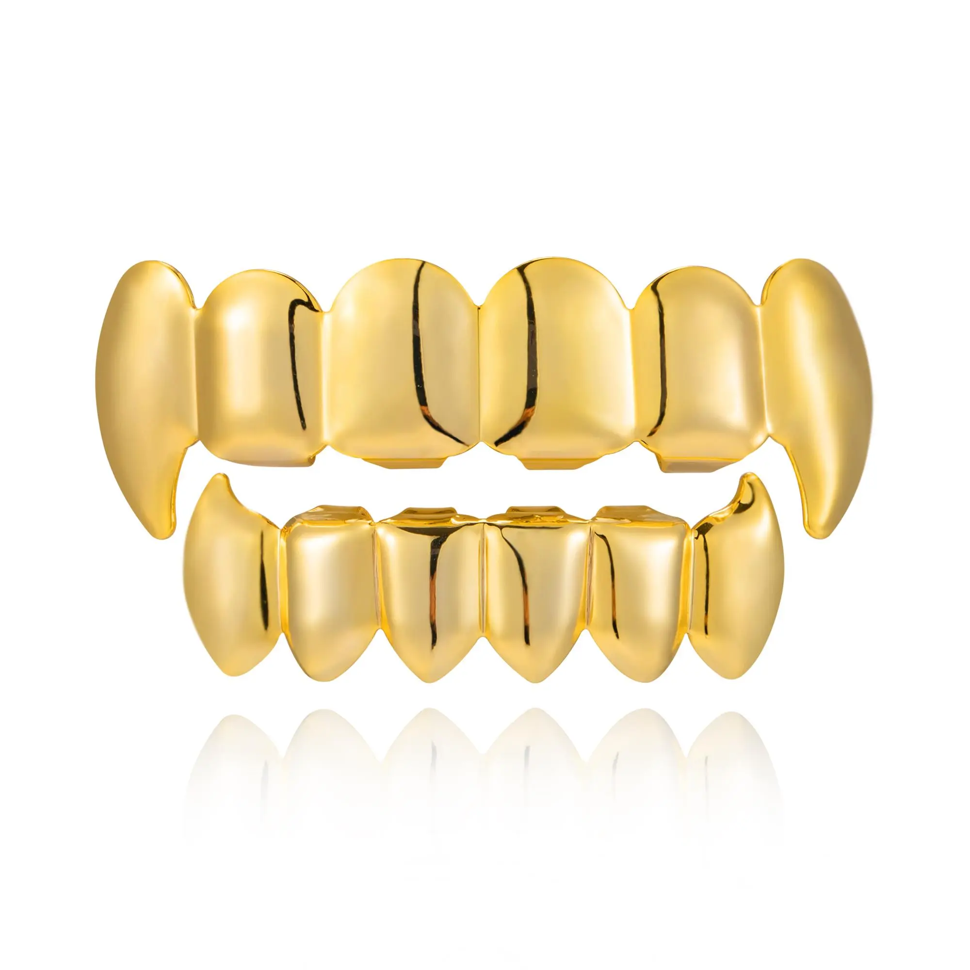 Txdvbls Hip Hop Grillz for Men & Women Grills for Your Teeth Diamond Grillz Gold Silver Vampire Teeth Caps Iced Out CZ Mouth Grillz Teeth Men For Halloween