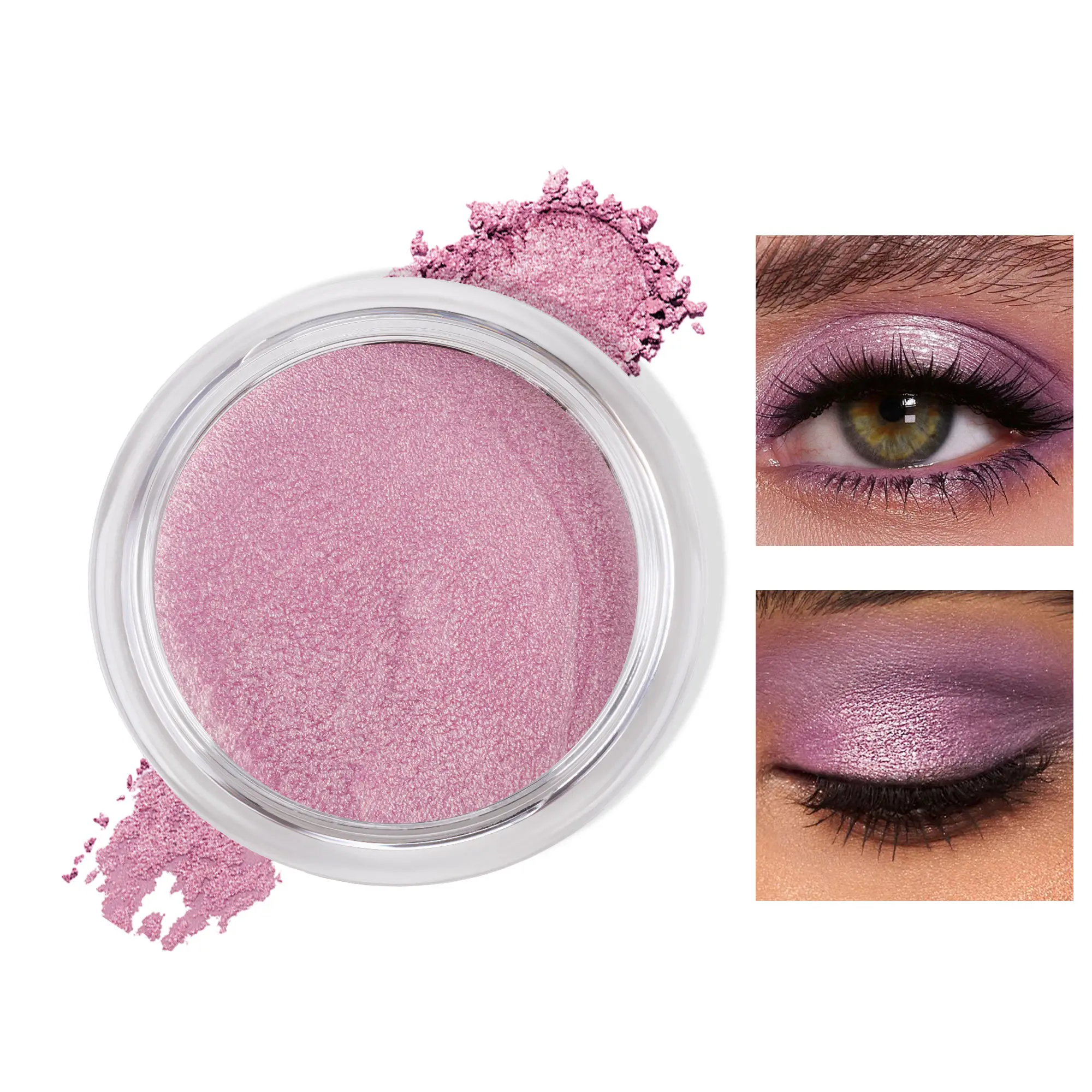Cream Mousse Eyeshadow, Shimmer Metallic Single Eye Shadow, Smooth Easy-to-Blend Texture, 8 Versatile Shades for Soft Glam, Smokey Eye, Daily Makeup, Night Out & Holiday Looks, 8g