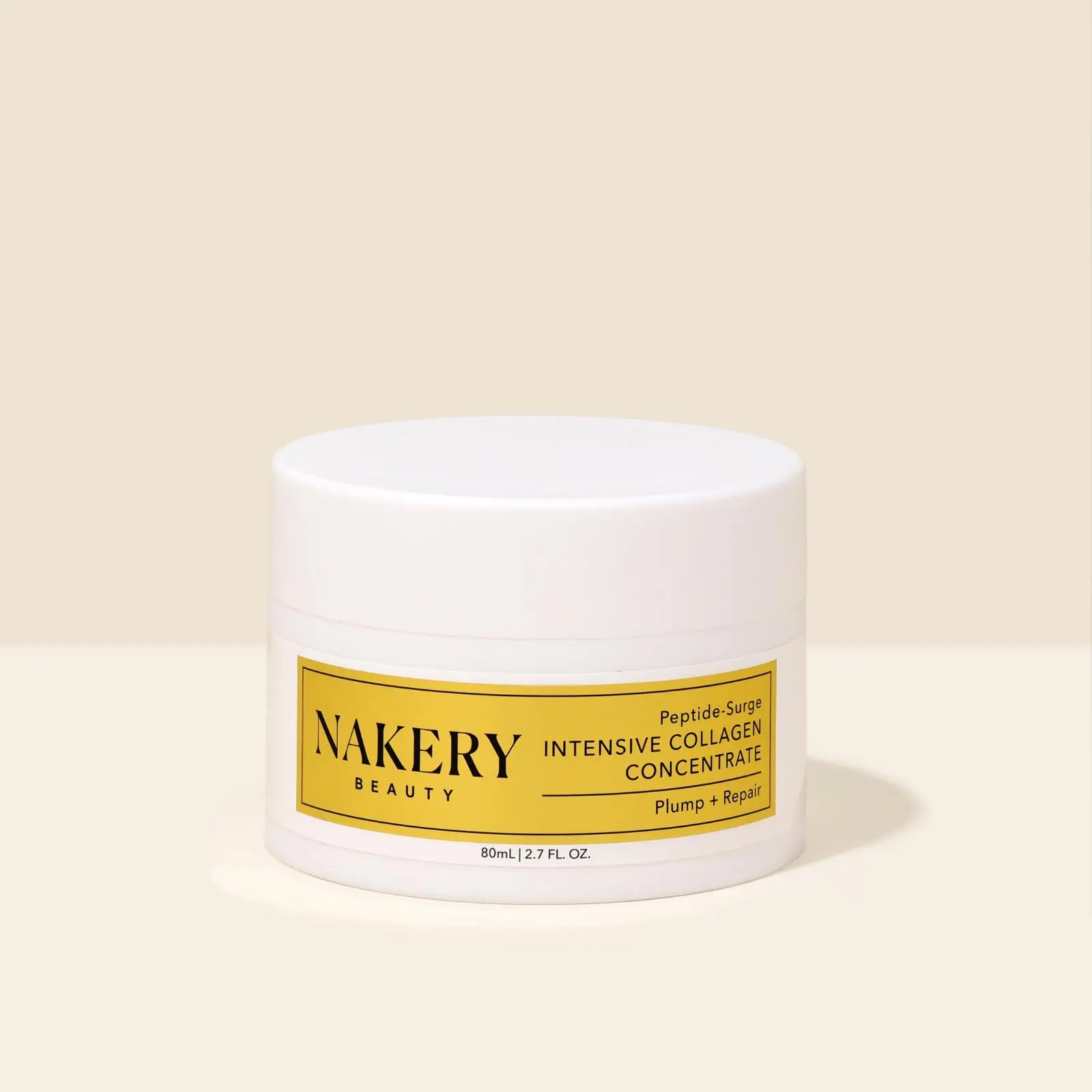 Nakery Peptide Surge Intensive Collagen Concentrate Serum - Daily Moisturizer Balm for Hydrating, Repairing Skin, Plumping Complexion - 80ml