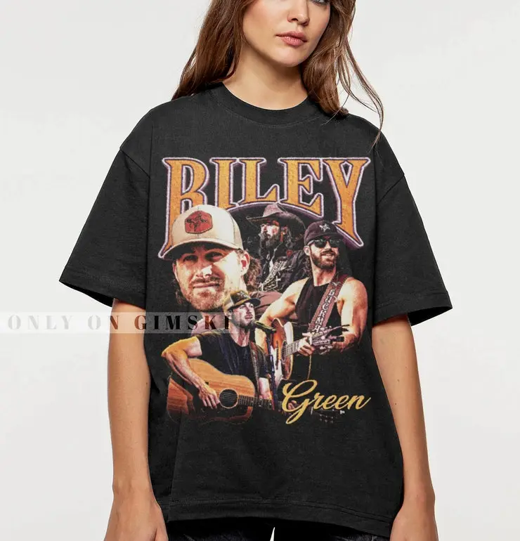Vintage tee Riley Green Shirt Vintage Bootleg Graphic Tee Riley Green T-Shirt Retro Sweatshirt Gift For Women and Man Unisex GSK98, Clothing Gift for Him or Her, Unisex Gift