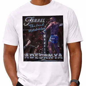 Israel Adesanya Retro 90s UFC Shirt Graphic Style ufc T-Shirt kickboxing tshirt Vintage Oversized Sport Tee Retro Boxer