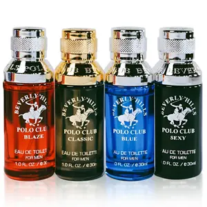 Beverly Hills Polo Club | Exclusive Men’s Fragrance Collection – 4PC Set: Blaze, Blue, Classic & Sexy, 1oz Each – Bold & Versatile Masculine Scents – Long-Lasting All-Day Fragrance | Ideal for Everyday Wear, Travel, Gifting, or Special Occasions