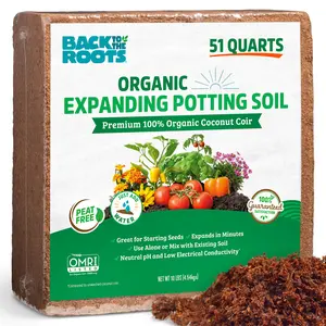 Organic Coir- Expanding Soil, Great for Seeds and Potting