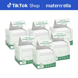 Matern'ella Disposable Face Towelettes, XXL 25cm×30cm Face Towel Disposable, 2/3-Pack Absorbent Soft Towel Sets, Thickened, Lint-Free, Tear-Resistant, Hypoallergenic, Skin-Friendly, Biodegradable, Multi-Purpose for Daily Skincare & Household Hygiene