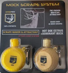 Scrapefix Synthetic Scrape Fix Combo Pack Hot Doe Estrus Dominant Buck Attractant & Maker