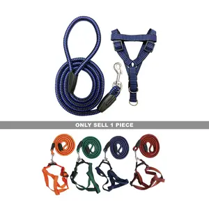 FireFang PTT0035 1.2M Dog Leash Adjustable Harness Dog Rope Multi-color Optional Universal Walking Lead