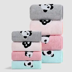 2 Pcs Advanced Towel Set with Cute Embroidery - 35x75cm Towel + 70x140cm Bath Towel, Soft & Skin-Friendly, Super Absorbent, Bathroom Towel, Suitable for Home Use, Parties, Gifts & Vacations, Water Absorbent Towel