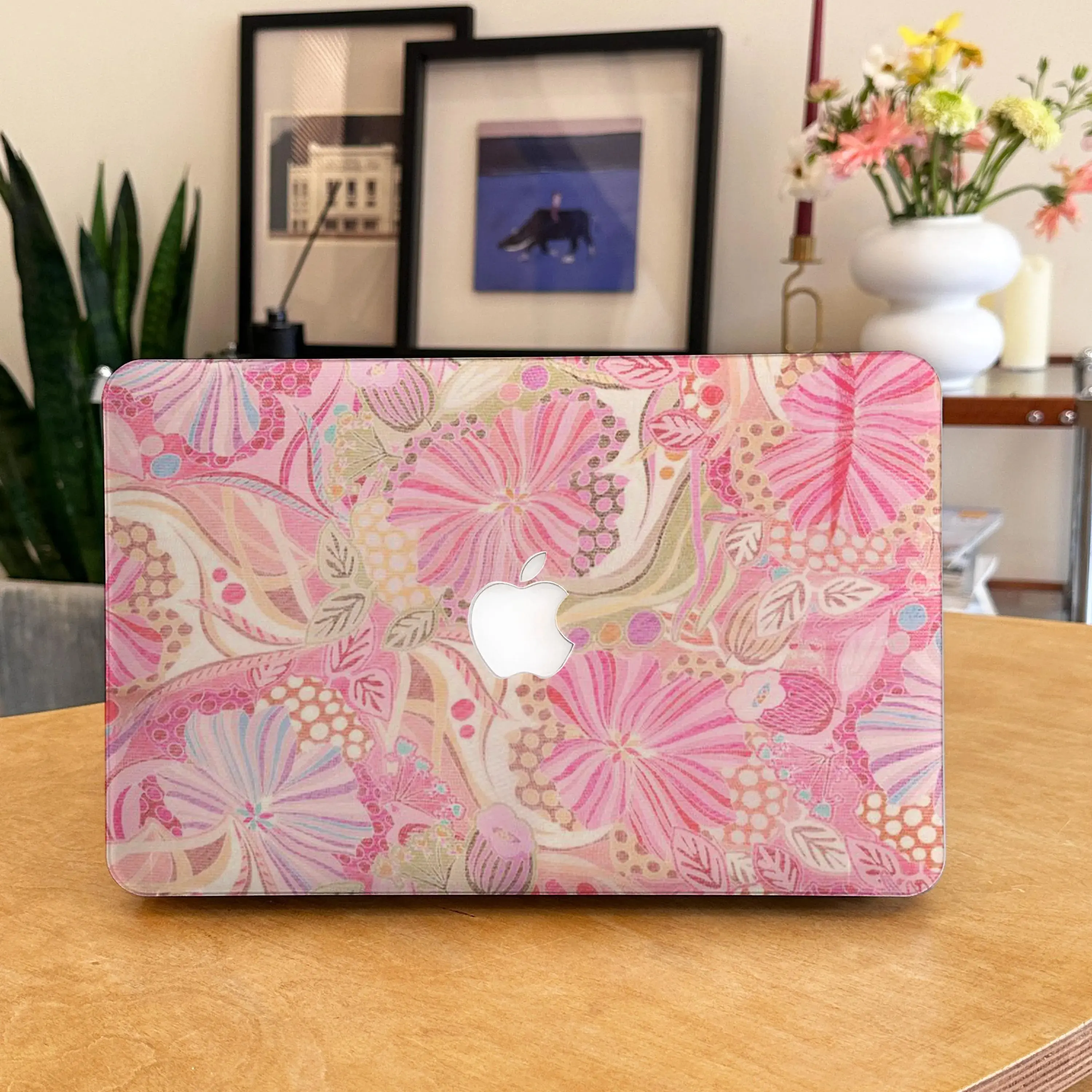 Fink Flower Cover MacBook Case for MacBook Air 15 13, MacBook Pro 16 14 13 Inch,  MacBook Protective Case Cover