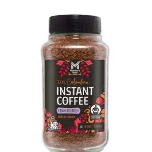 100% Colombian Instant Coffee 12 Ounces Freeze Dried 100% Arabica Bean Beverage