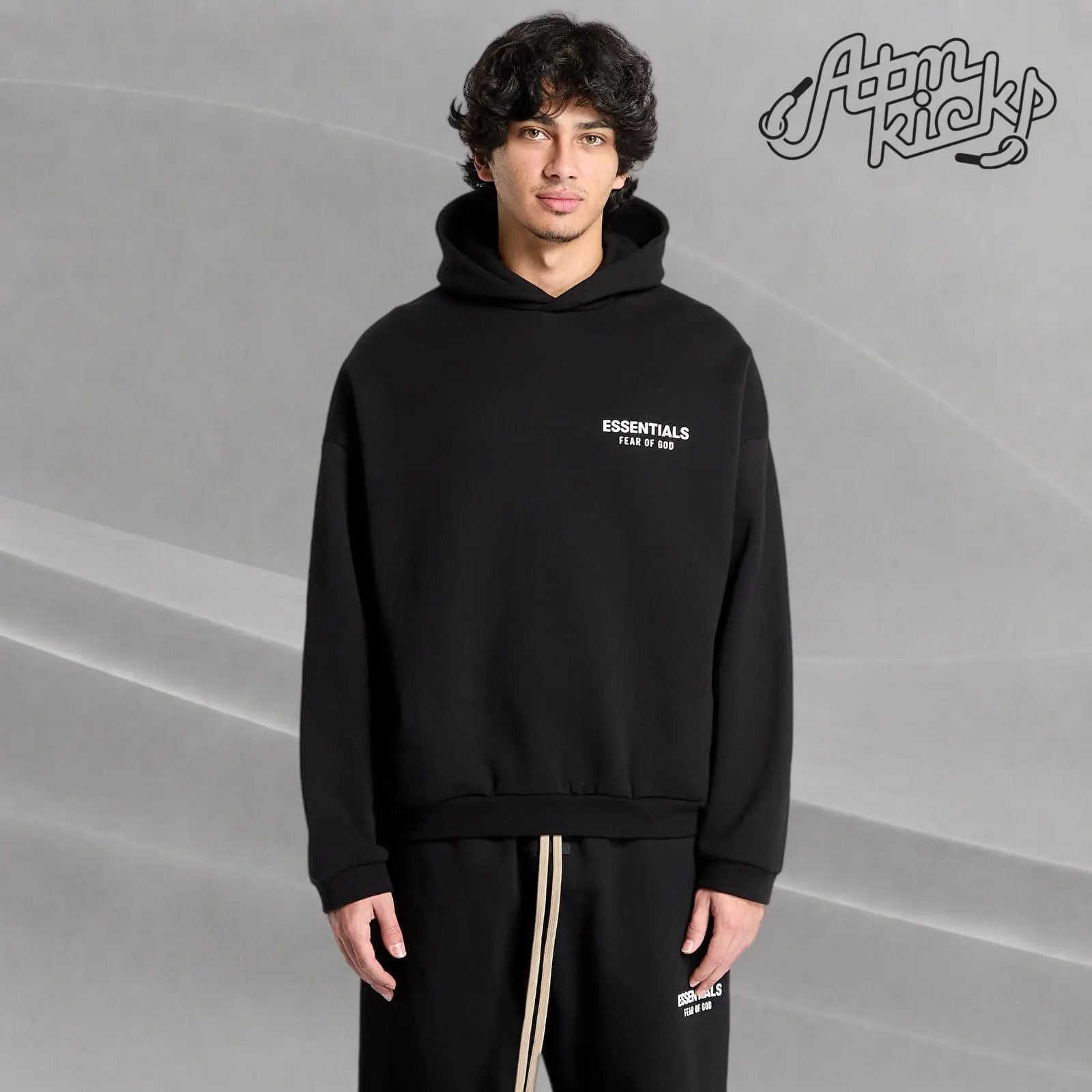 Fear of God Essentials Fleece Hoodie (FW24) Black Authentic Brand New Fashion Streetwear Hypebeast Limited Gift