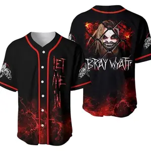 Bray Wyatt Let Me In Baseball Jersey – Dark Wrestling Shirt, Fan Gift Idea