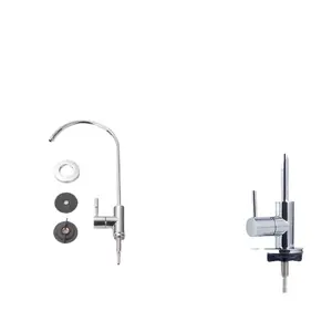 Water purifier 1/4 inch quick-connect gooseneck faucet stainless steel kitchen water purifier faucet 1/4 inch direct drinking water RO pure